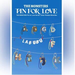 Labubu Pop Mart  Open Case  Pin for Love A-M  (11 blind boxes total)